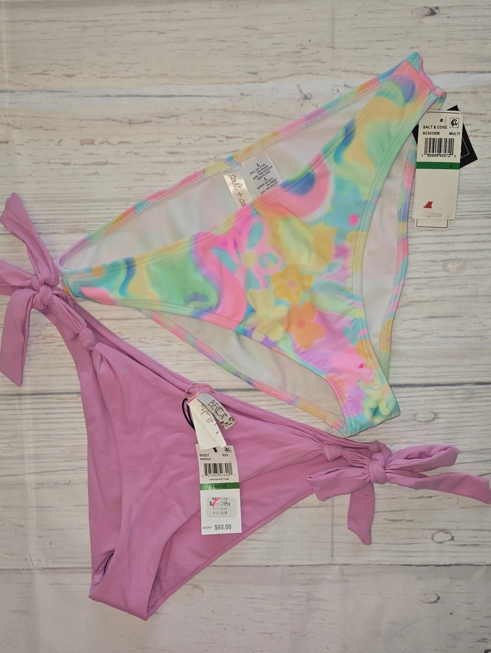 *Swim Bundle* 4 Pieces Size Large, Salt & Cove, Becca NWT